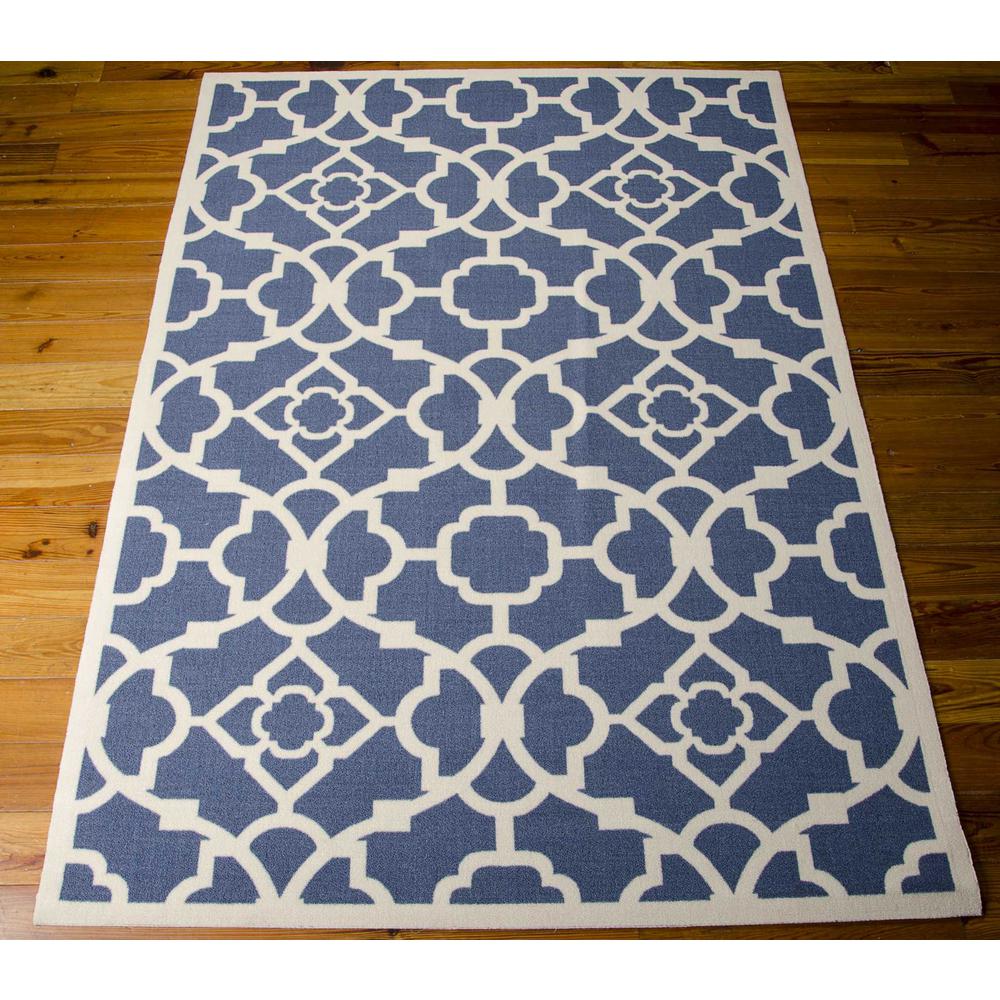 Sun N Shade Area Rug, Lapis, 10' x 13'. Picture 2