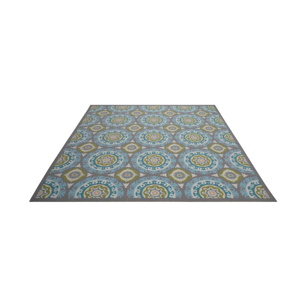 Sun N Shade Area Rug, Jade, 8'6" x SQUARE. Picture 3