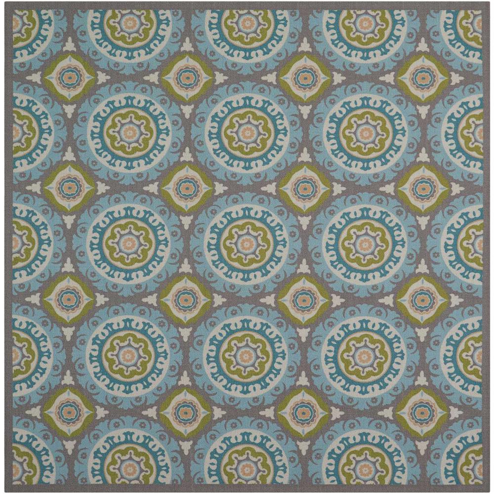 Sun N Shade Area Rug, Jade, 8'6" x SQUARE. The main picture.