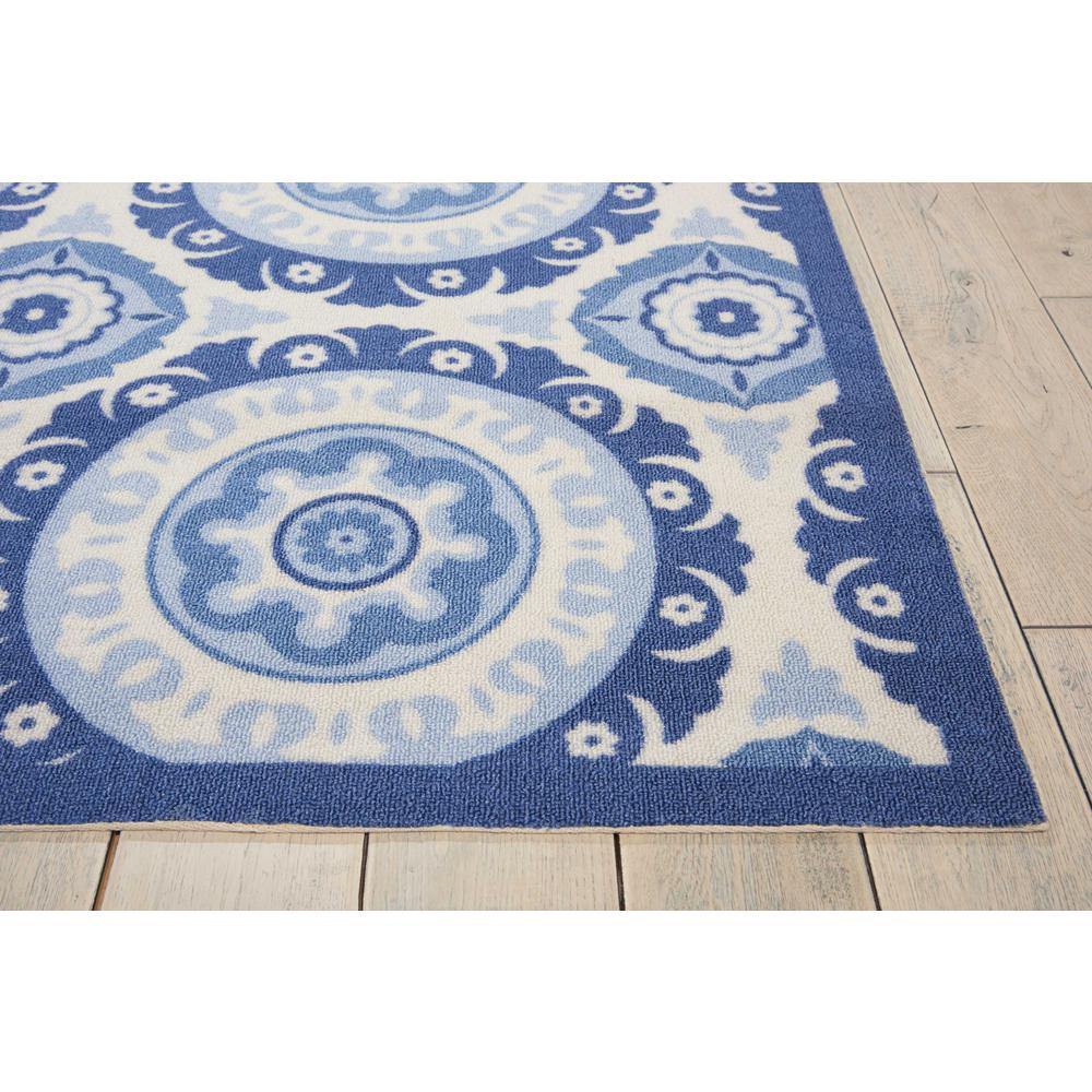 Sun N Shade Area Rug, Navy, 10' x 13'. Picture 5