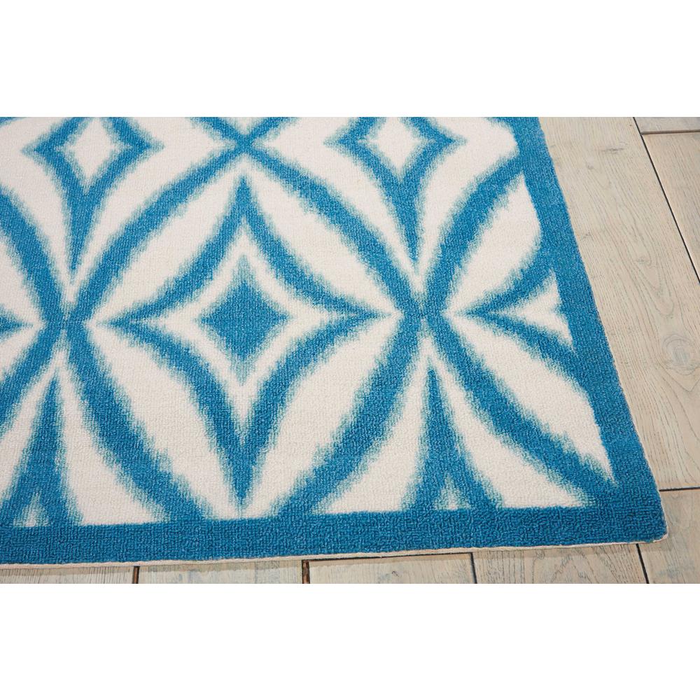Sun N Shade Area Rug, Azure, 10' x 13'. Picture 5
