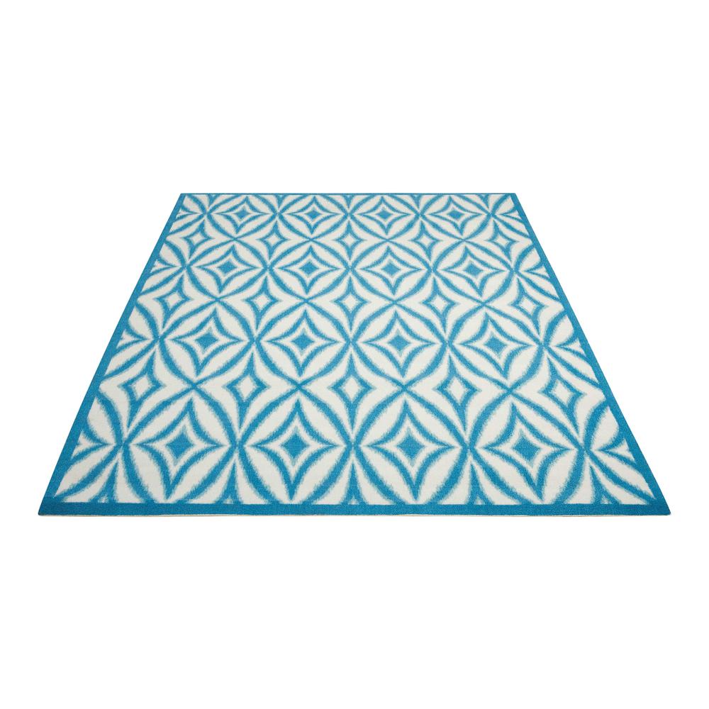 Sun N Shade Area Rug, Azure, 10' x 13'. Picture 3