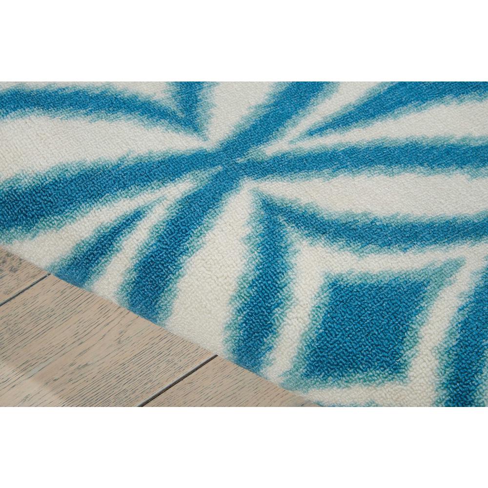 Sun N Shade Area Rug, Azure, 10' x 13'. Picture 6