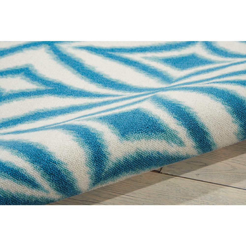 Sun N Shade Area Rug, Azure, 10' x 13'. Picture 7