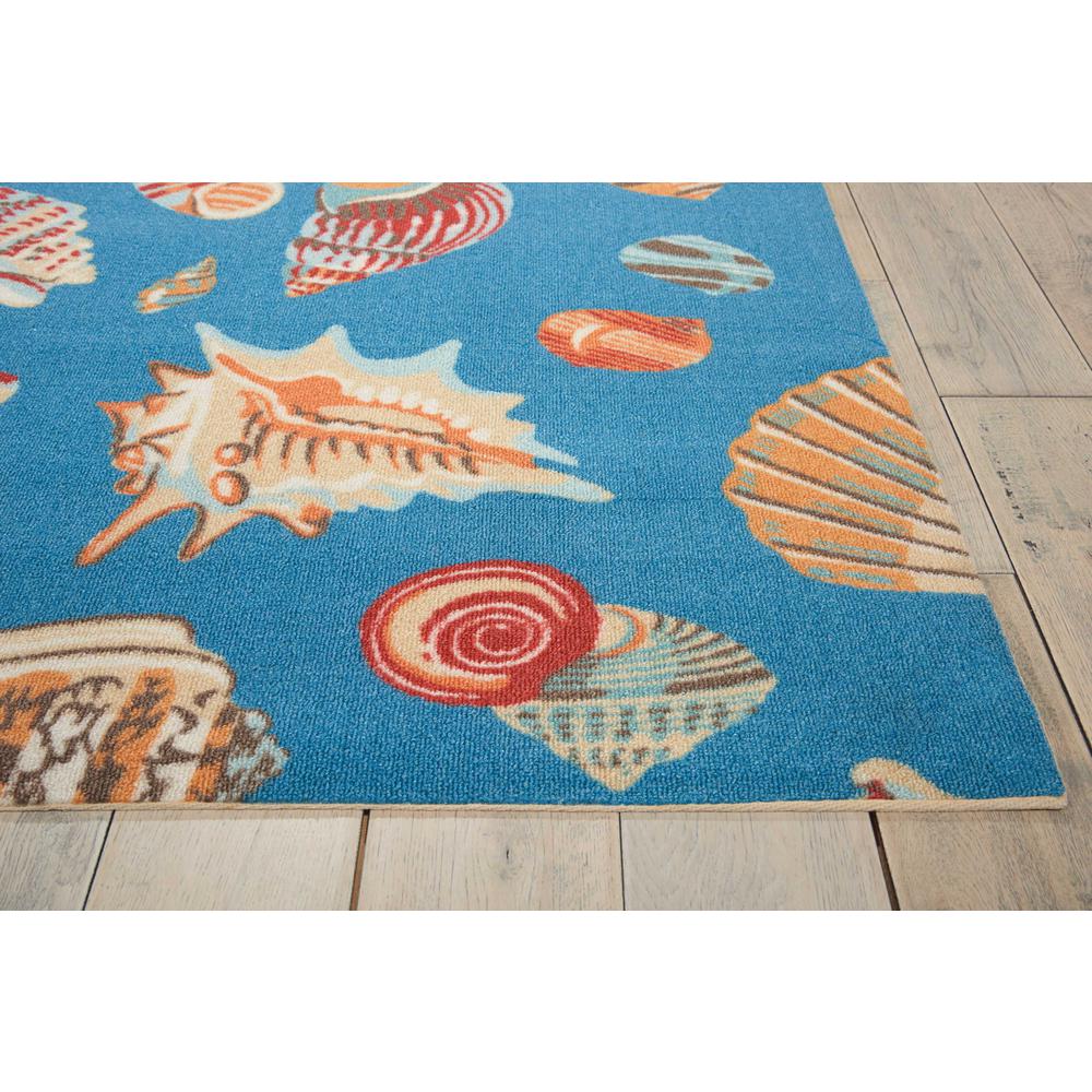 Sun N Shade Area Rug, Azure, 10' x 13'. Picture 5