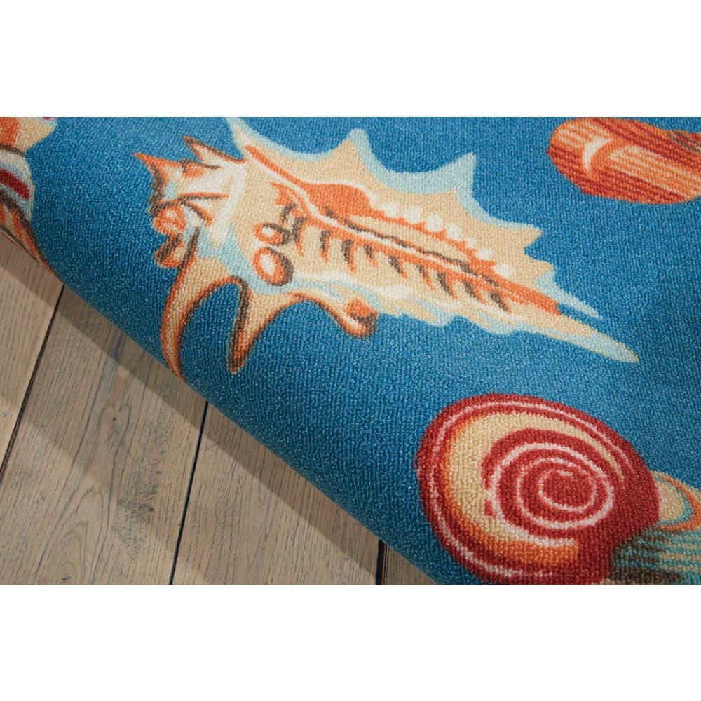 Sun N Shade Area Rug, Azure, 10' x 13'. Picture 6