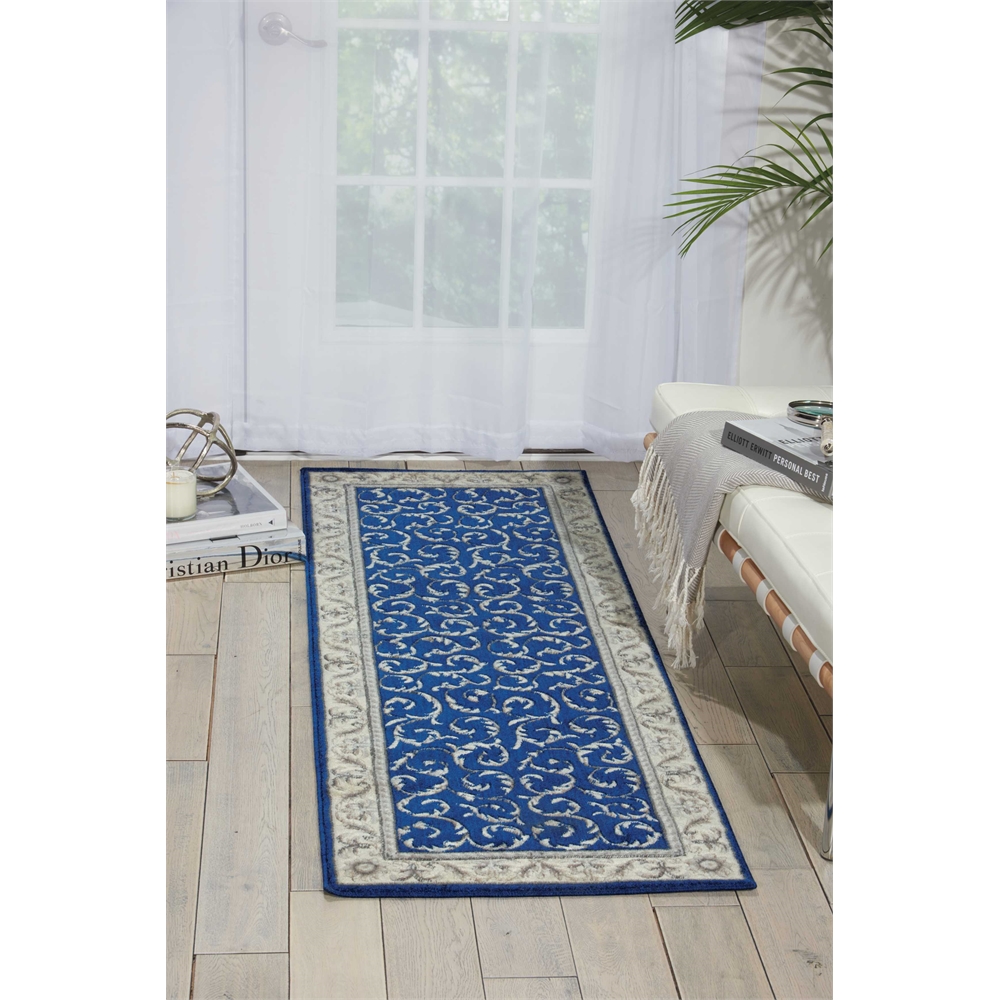 Nourison Somerset Navy Area Rug. Picture 6
