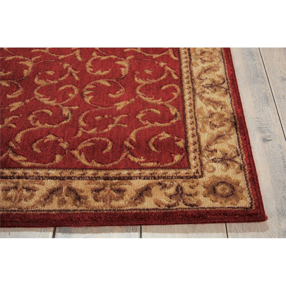 Nourison Somerset Red Area Rug. Picture 3