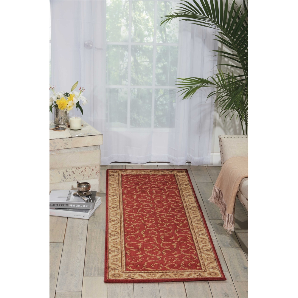 Nourison Somerset Red Area Rug. Picture 6