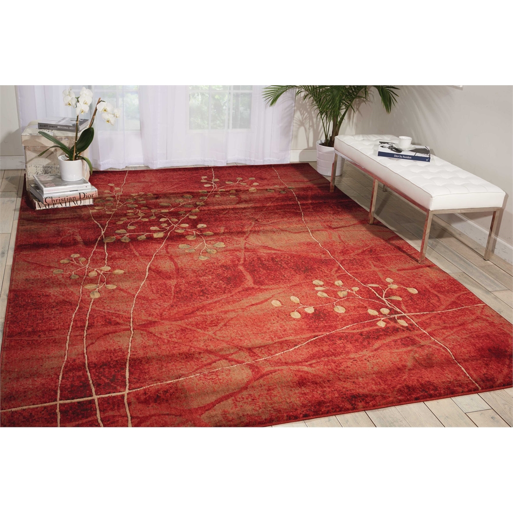 Somerset Area Rug, Flame, 7'9" x 10'10". Picture 3