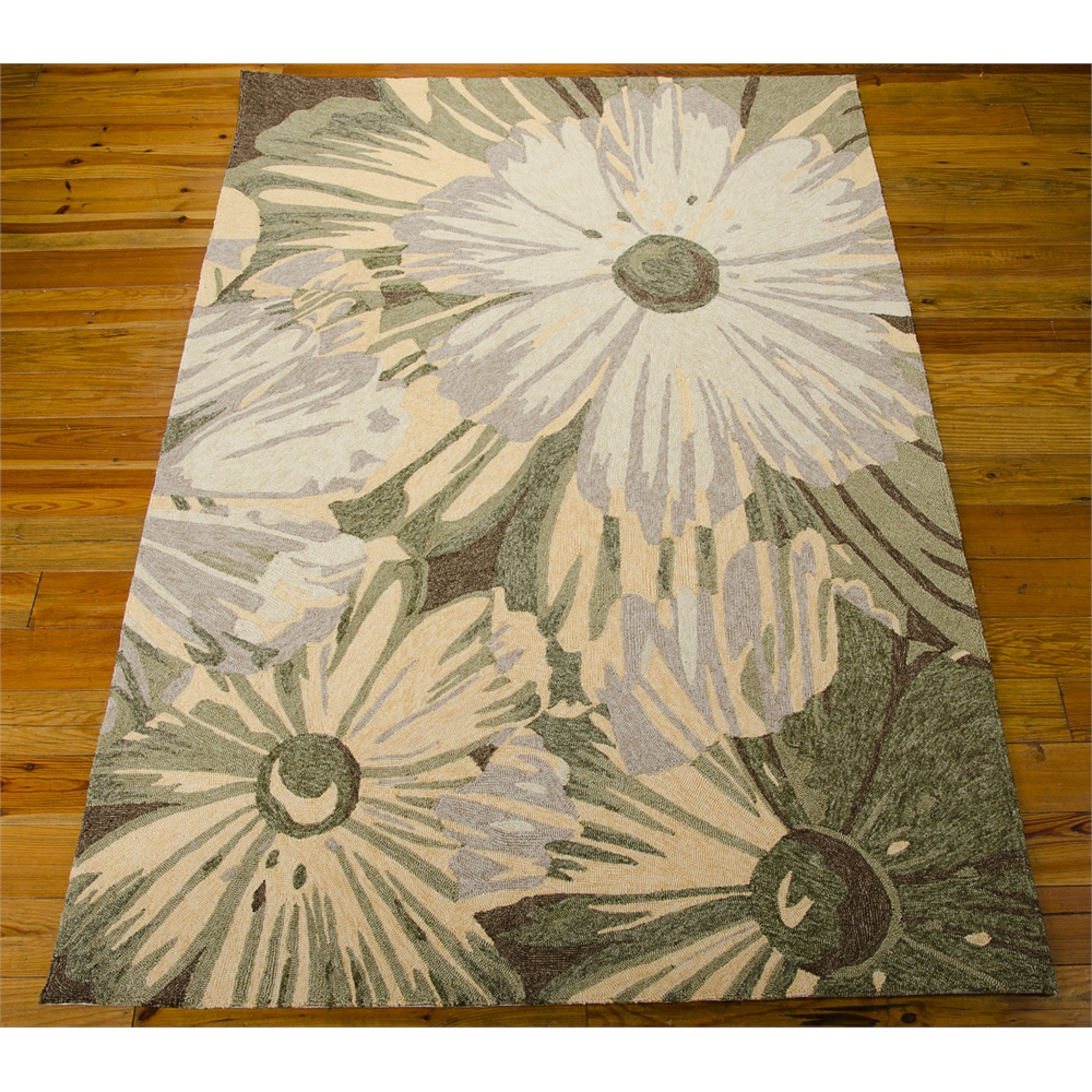 South Beach Rectangle Rug By, Kiwi, 5' X 7'6". Picture 2