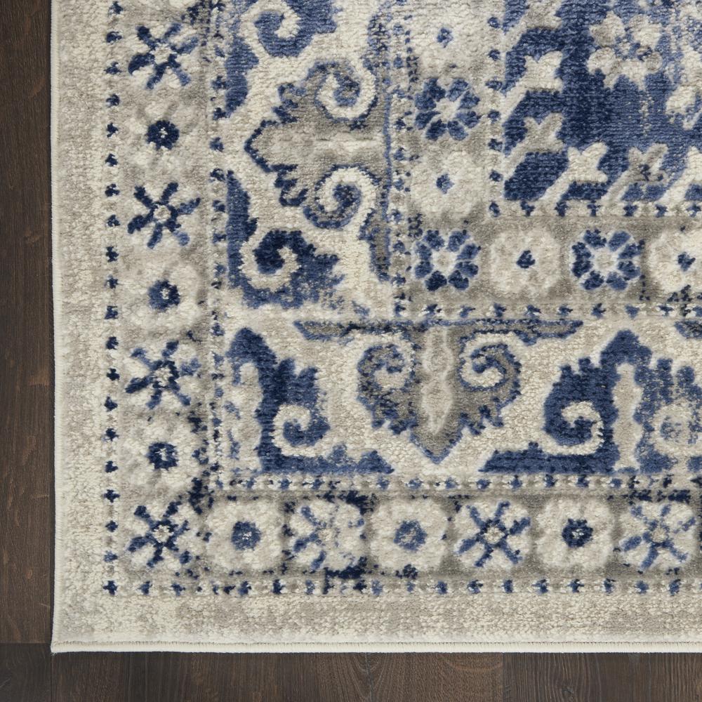 CYR05 Cyrus Ivory Blue Area Rug- 7'10" x 9'10". Picture 4