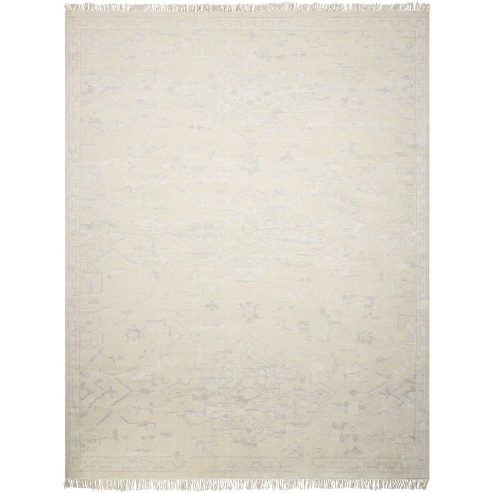 Elan Area Rug, Ivory, 5'6" x 8'. Picture 1