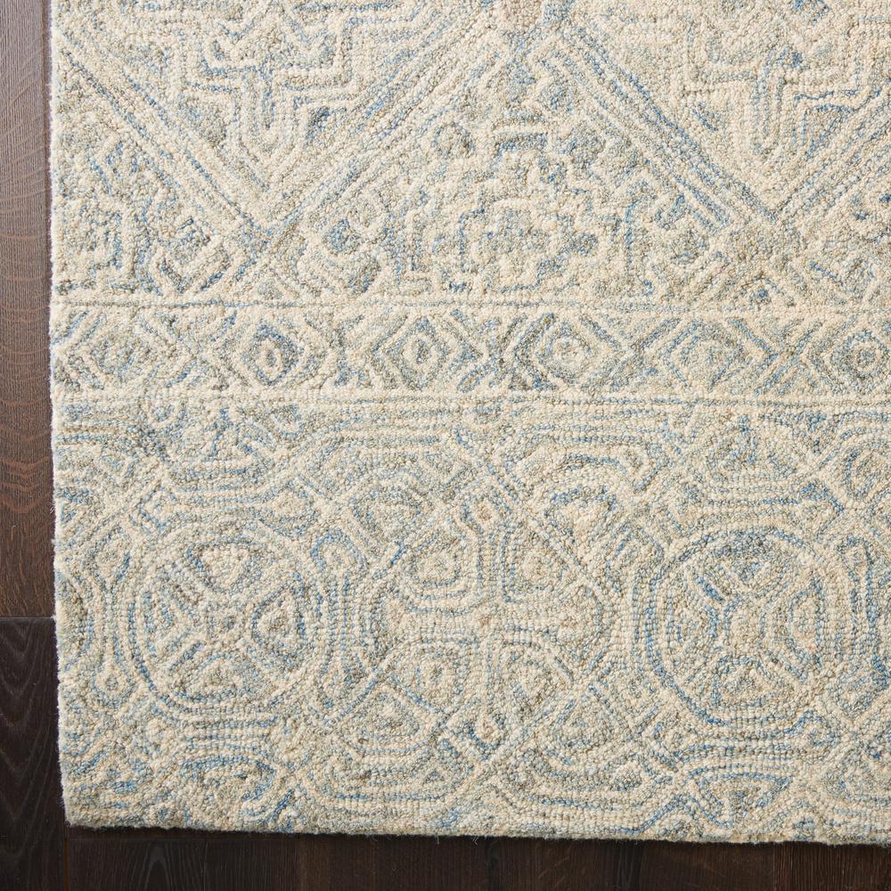 Azura Area Rug, Ivory/Grey/Blue, 5'3" x 7'5". Picture 4
