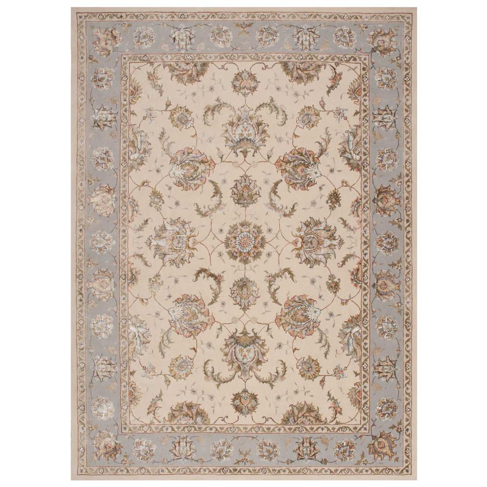 Serenade Area Rug, Ivory/Grey, 3'9" x 5'9". The main picture.