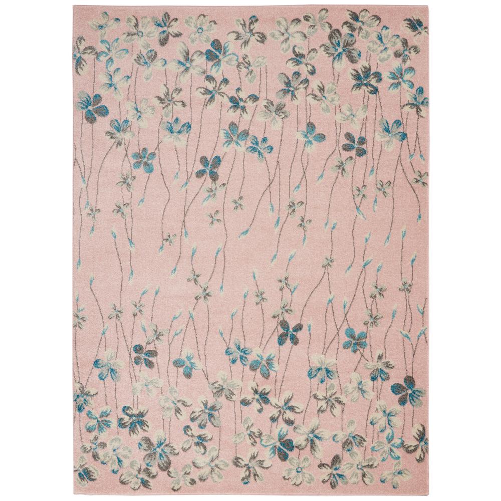 Tranquil Area Rug, Pink, 5'3" X 7'3". The main picture.