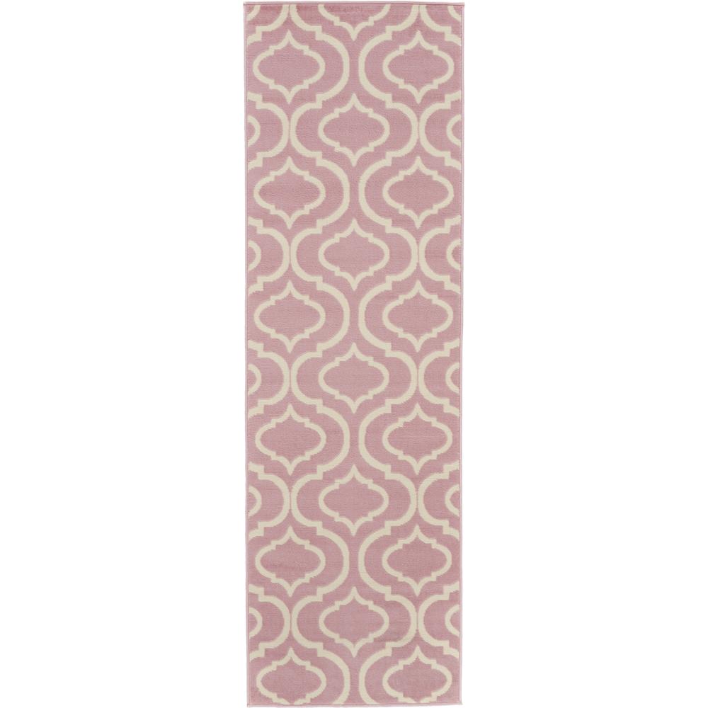 Jubilant Area Rug, Pink, 2'3" x 7'3". Picture 1