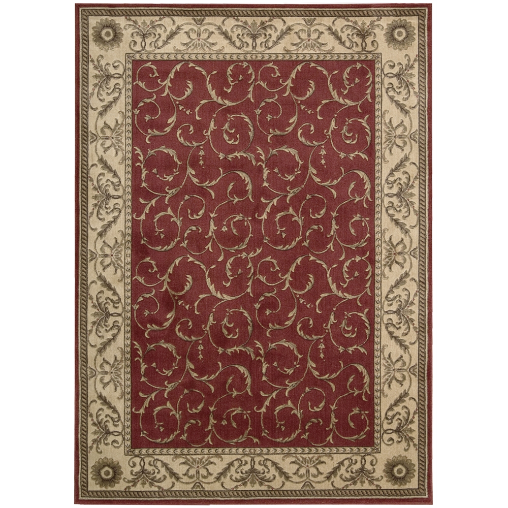 Nourison Somerset Red Area Rug. The main picture.