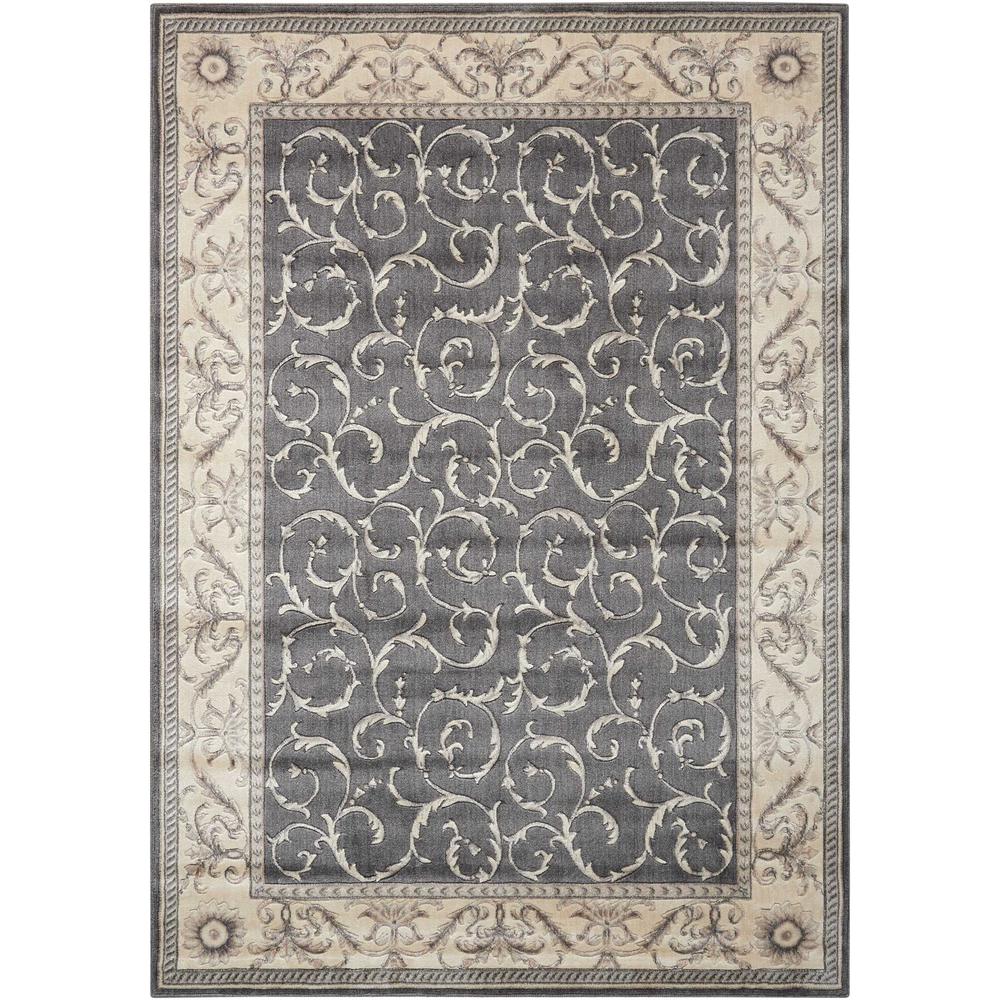 Nourison Somerset Charcoal Area Rug. The main picture.