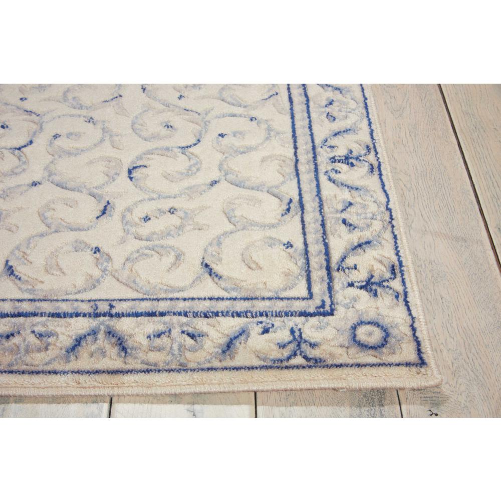 Nourison Somerset Ivory Blue Area Rug. Picture 5