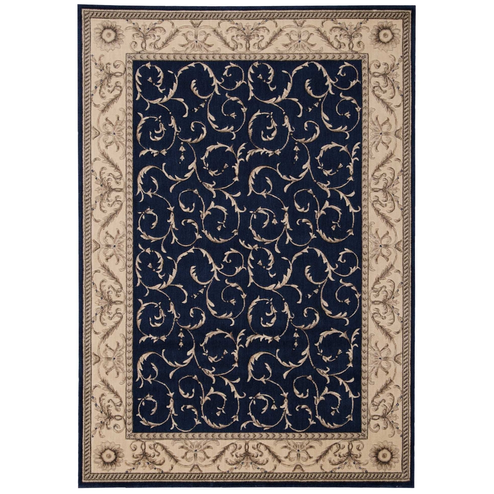 Nourison Somerset Navy Area Rug. Picture 1