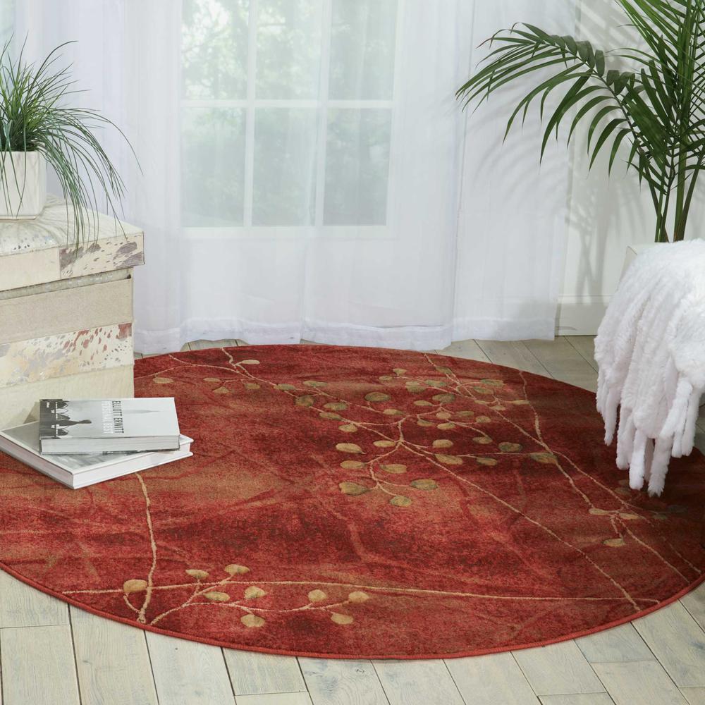 Nourison Somerset Flame Area Rug. Picture 3