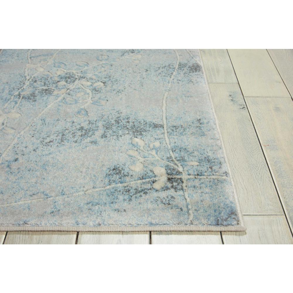 Nourison Somerset Silver/Blue Area Rug. Picture 5