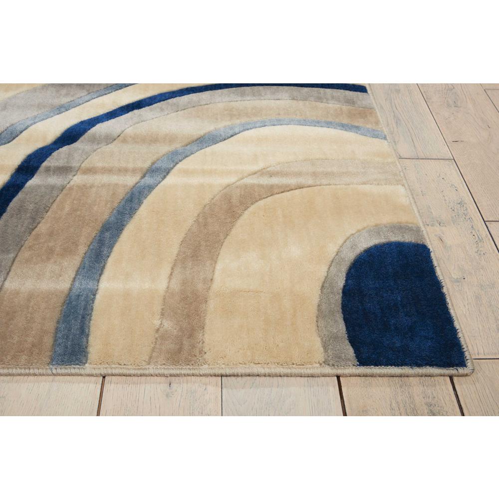 Nourison Somerset Ivory Blue Area Rug. Picture 5
