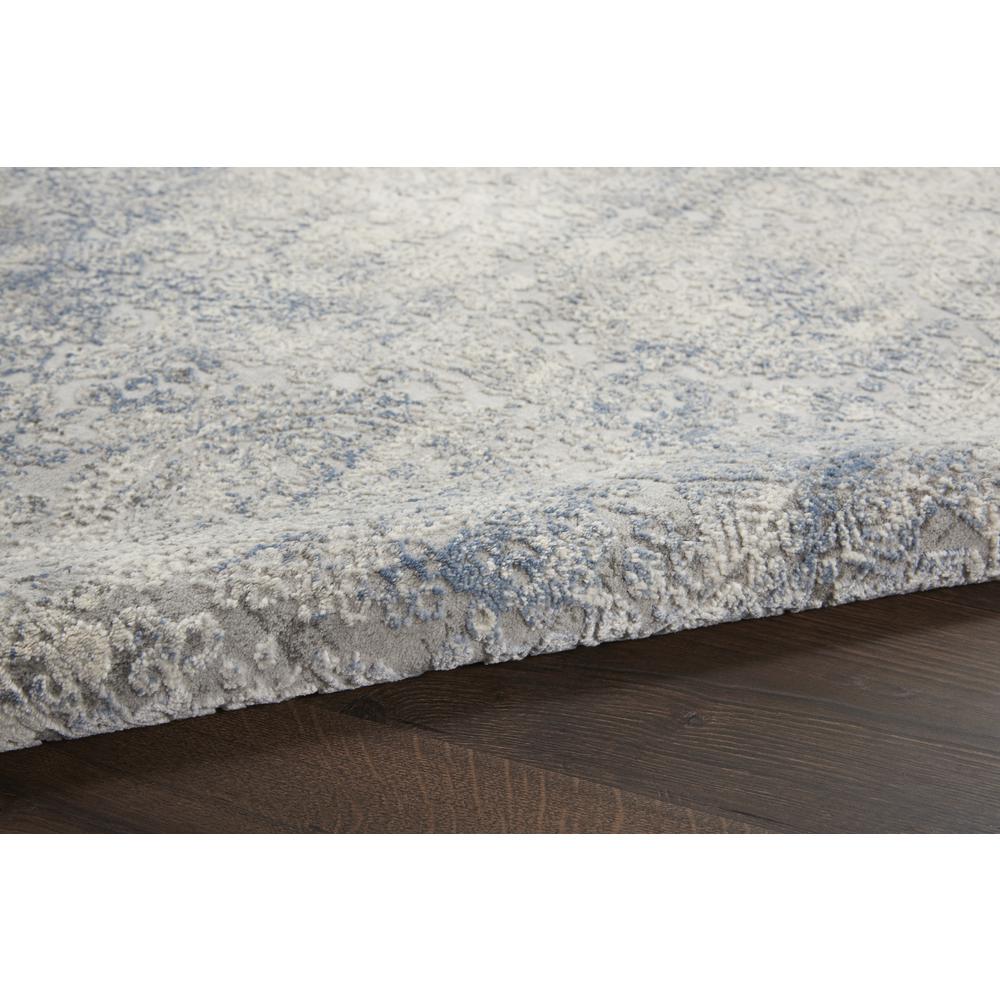 Rustic Textures Area Rug, Ivory/Light Blue, 5'3" X 7'3". Picture 7