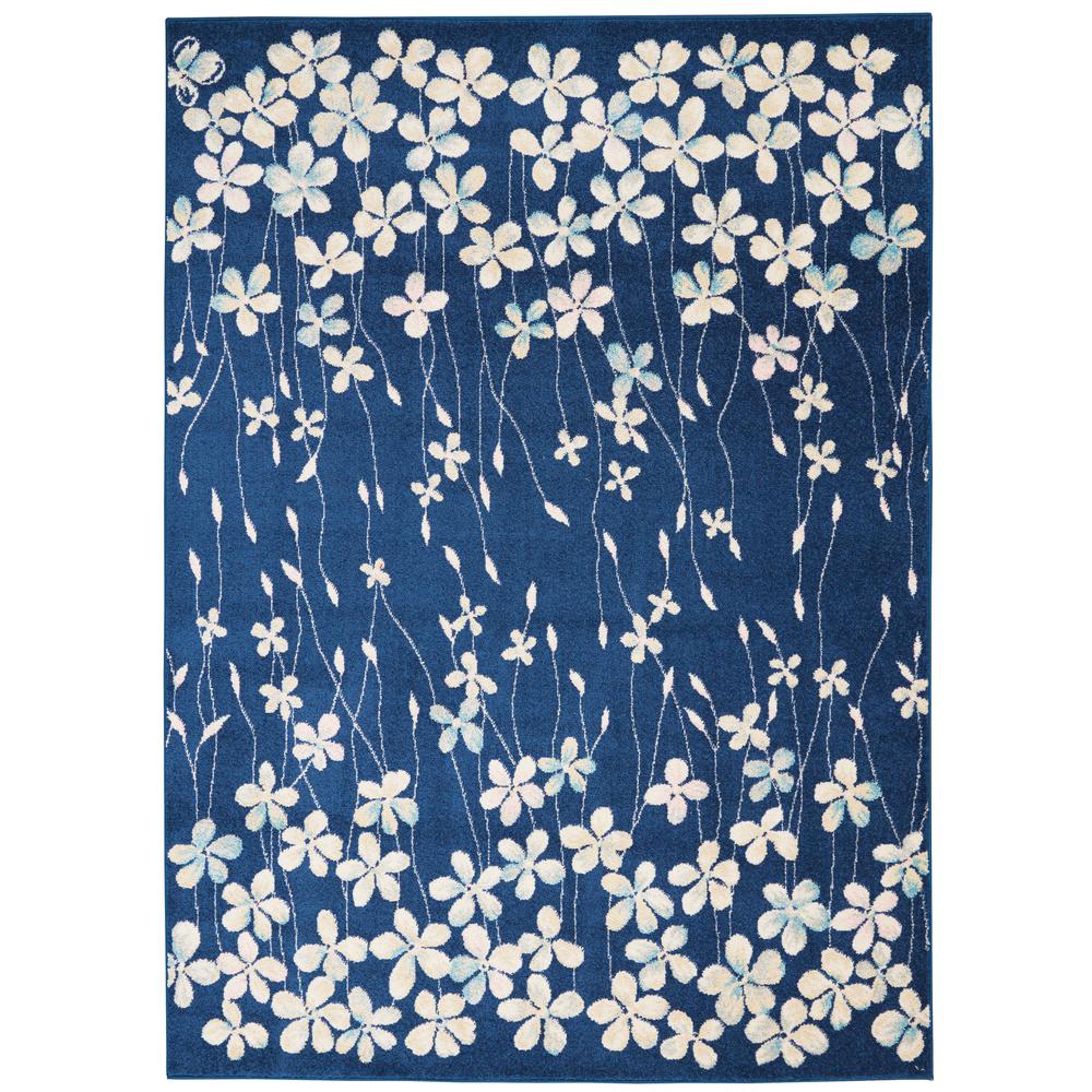 Tranquil Area Rug, Navy, 4' X 6'. Picture 1