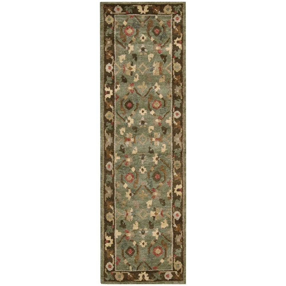 Tahoe Area Rug, Green, 2'3" x 8'. Picture 1
