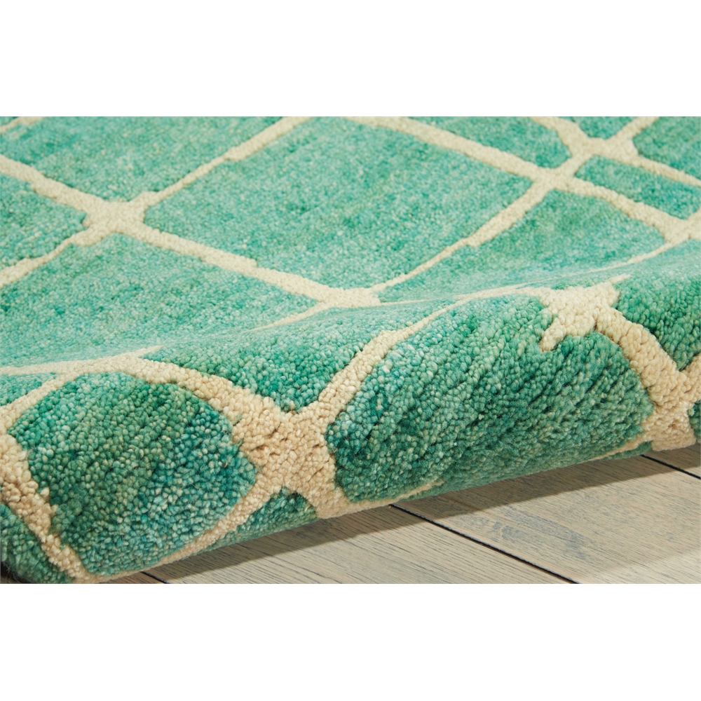 Tahoe Modern Turquoise Green Area Rug. Picture 5