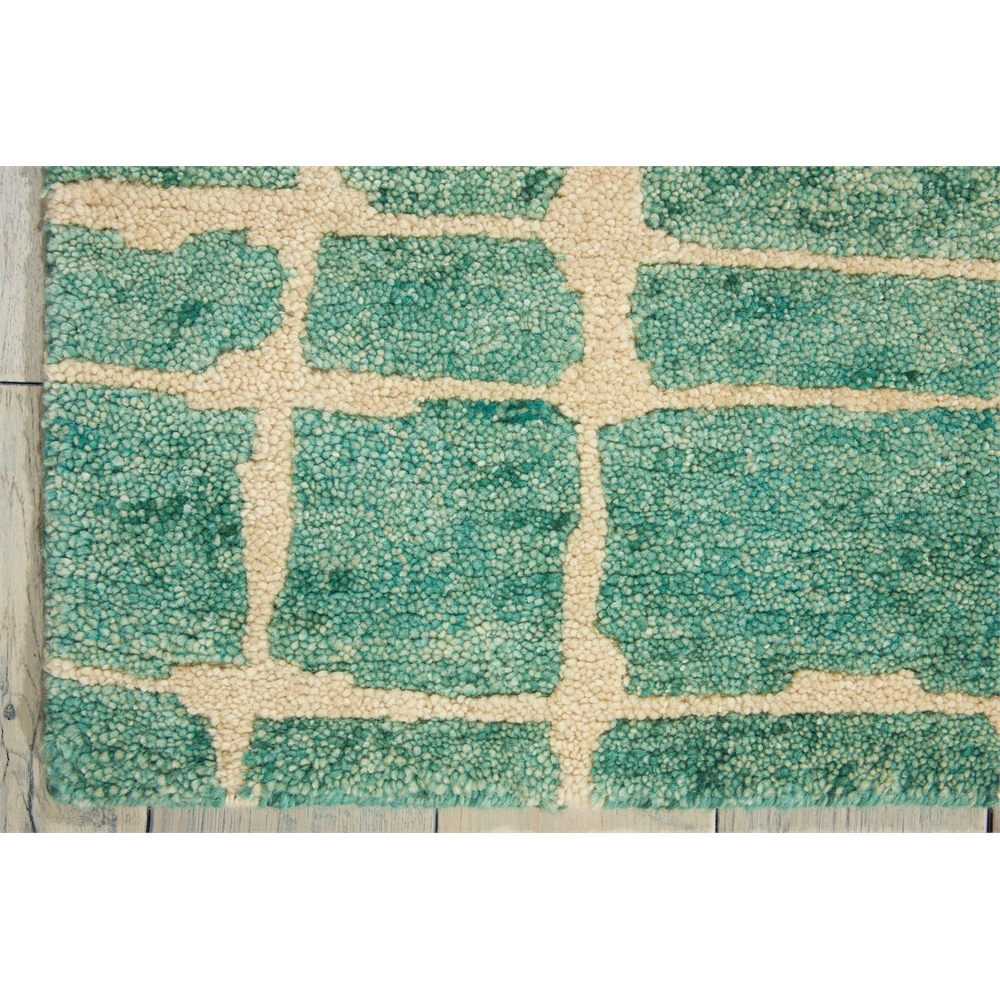 Tahoe Modern Turquoise Green Area Rug. Picture 2