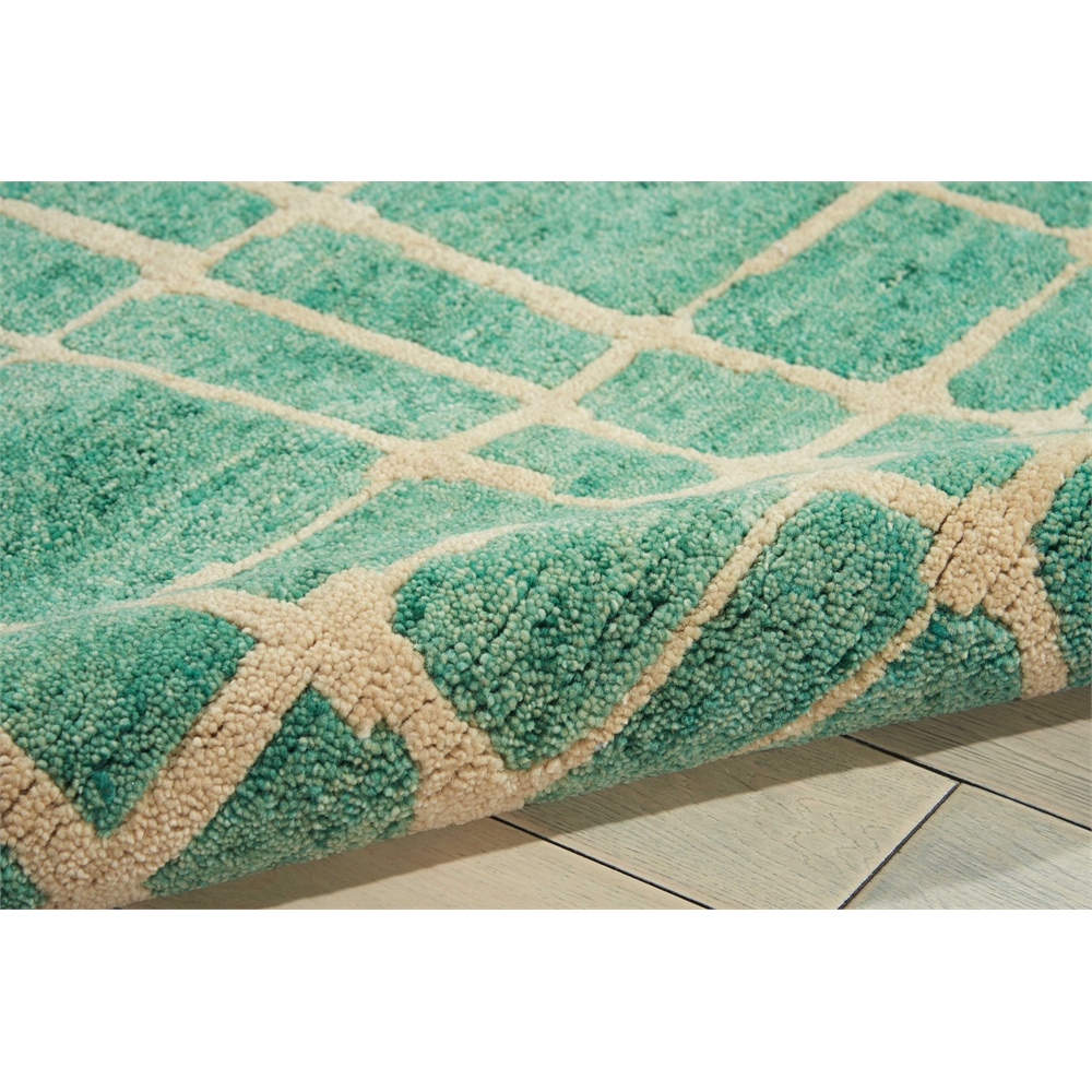 Tahoe Modern Turquoise Green Area Rug. Picture 5