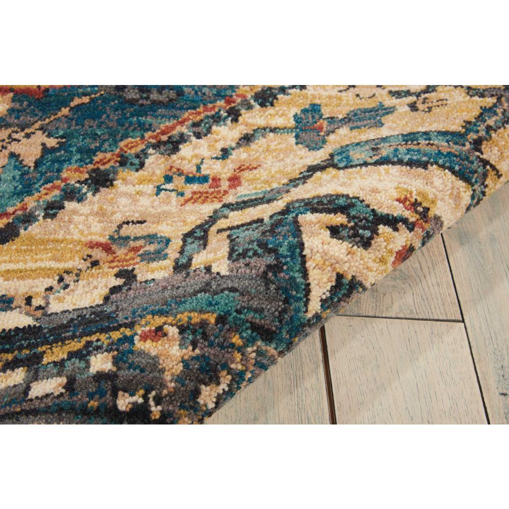 Nourison 2020 Area Rug, Teal, 4' x 6'. Picture 4