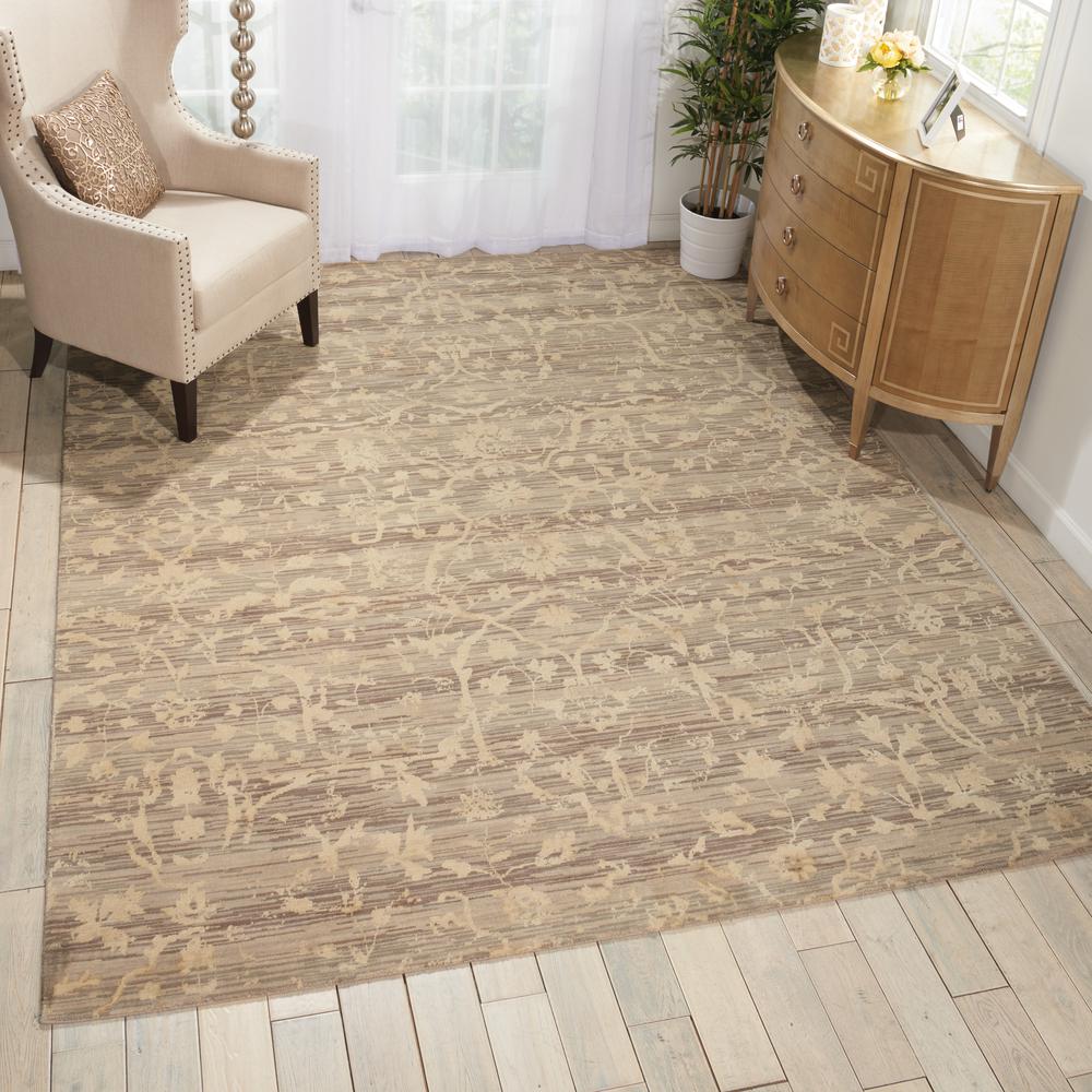 Silk Elements Area Rug, Taupe, 7'9" x 9'9". Picture 5
