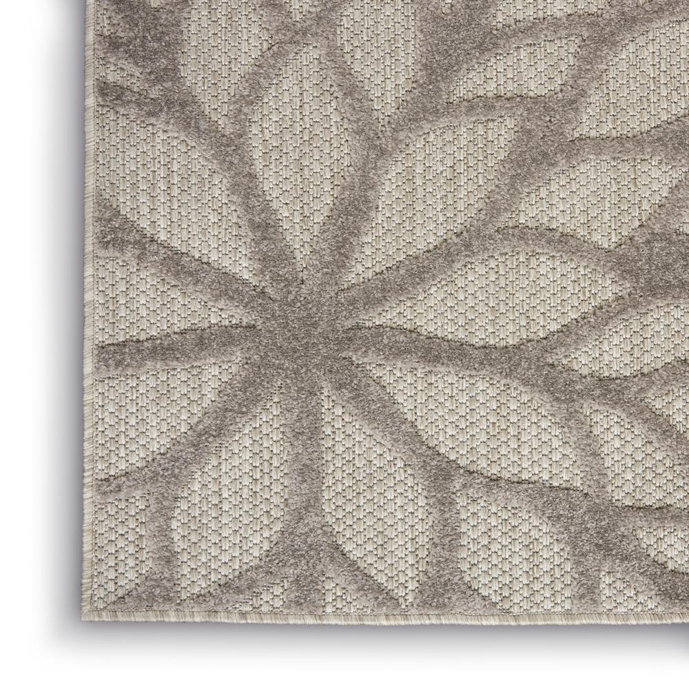 ALH05 Aloha Silver Grey Area Rug- 6' x 9'. Picture 5