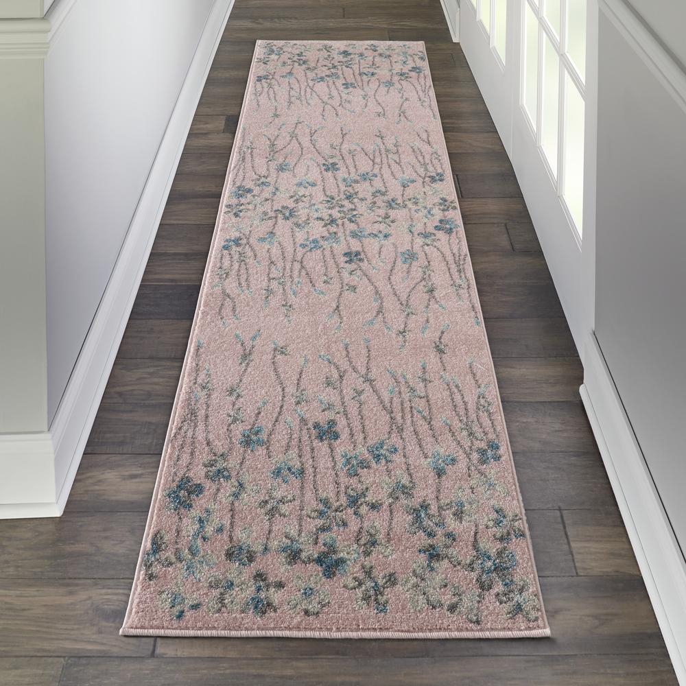 Tranquil Area Rug, Pink, 2'3" X 7'3". Picture 2