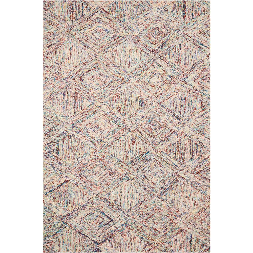Modern Rectangle Area Rug, 5' x 8'. Picture 1