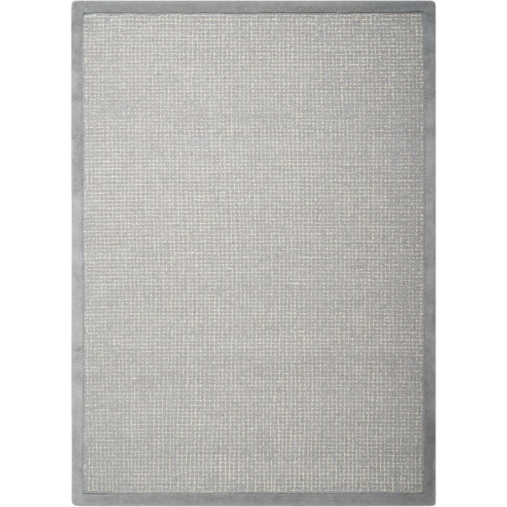River Brook Area Rug, Light Blue/Ivory, 7'9" x 9'9". The main picture.