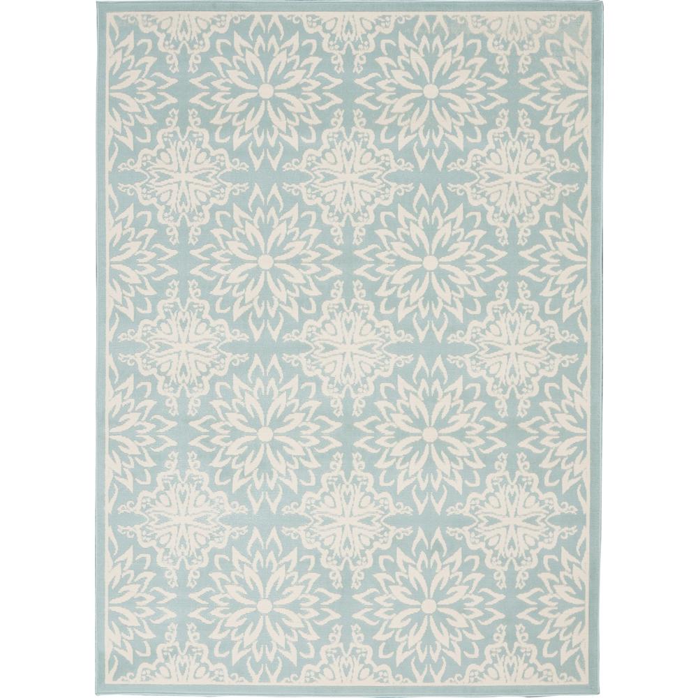 Jubilant Area Rug, Ivory/Green, 5'3" x 7'3". Picture 1