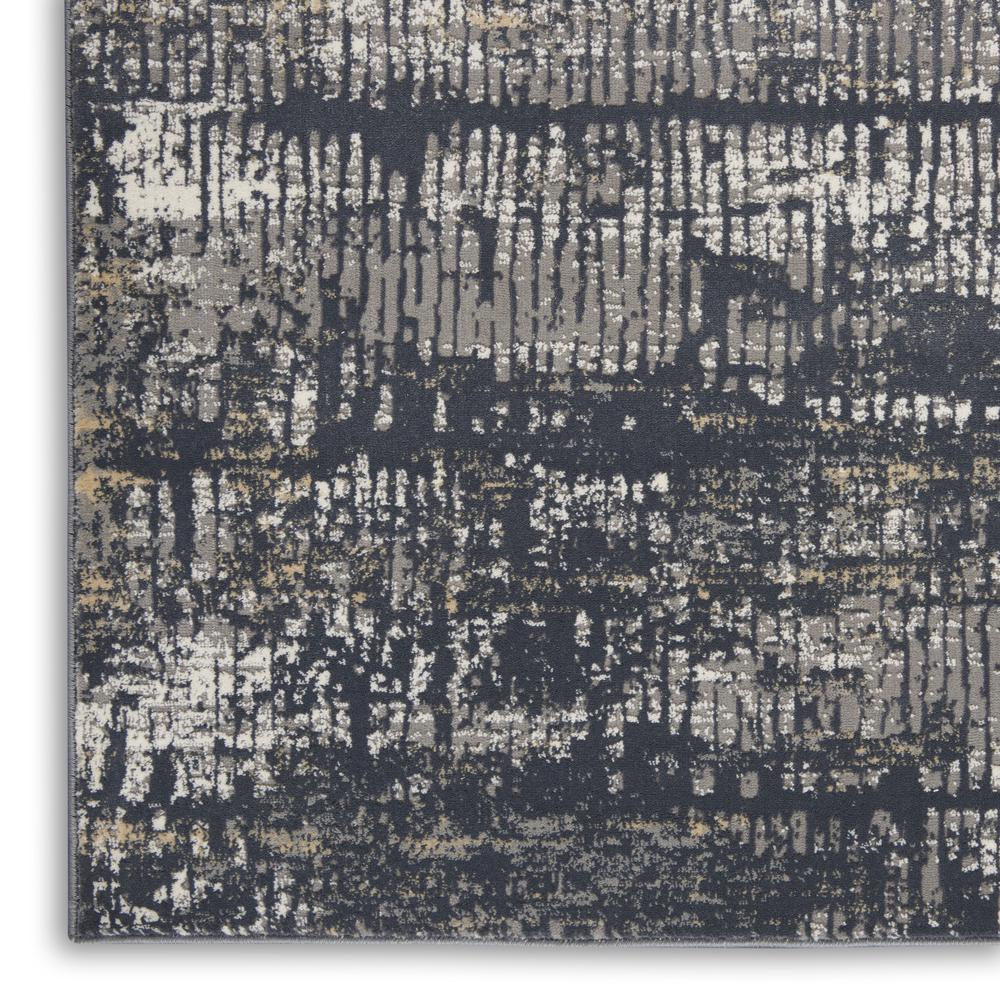 Michael Amini MA90 Uptown Area Rug, Charcoal Grey, 5'3" x 7'7", UPT03. Picture 5