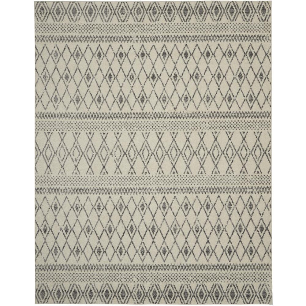 PSN41 Passion Ivory/Grey Area Rug- 8' x 10'. Picture 1