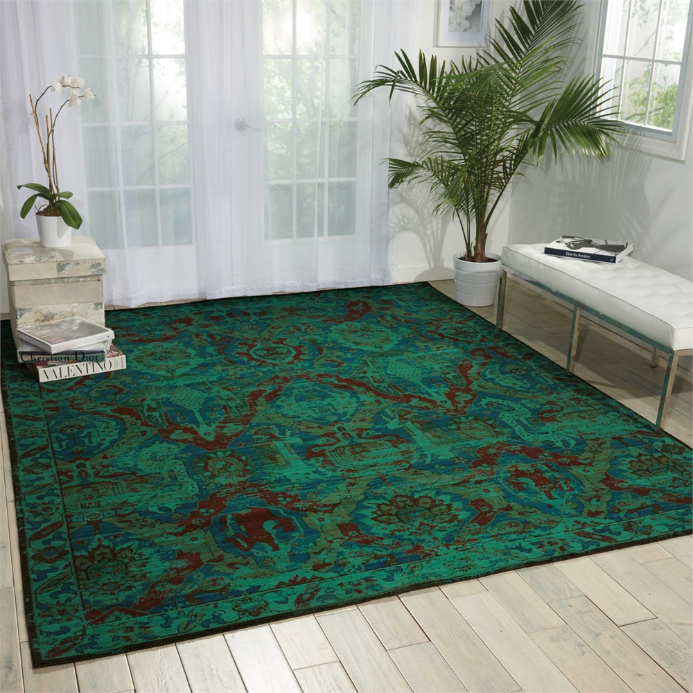 Timeless Turquoise Area Rug. Picture 5