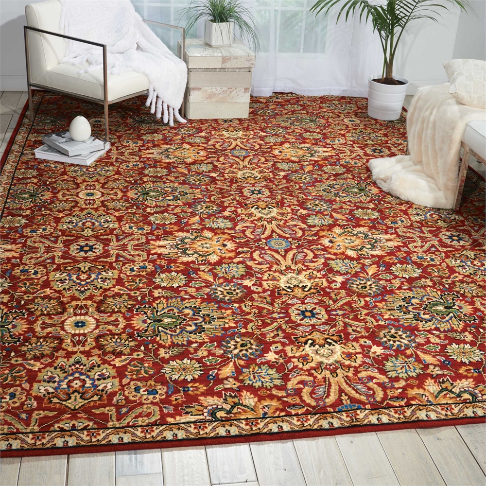 Timeless Area Rug, Red, 8'6" x 11'6". Picture 4