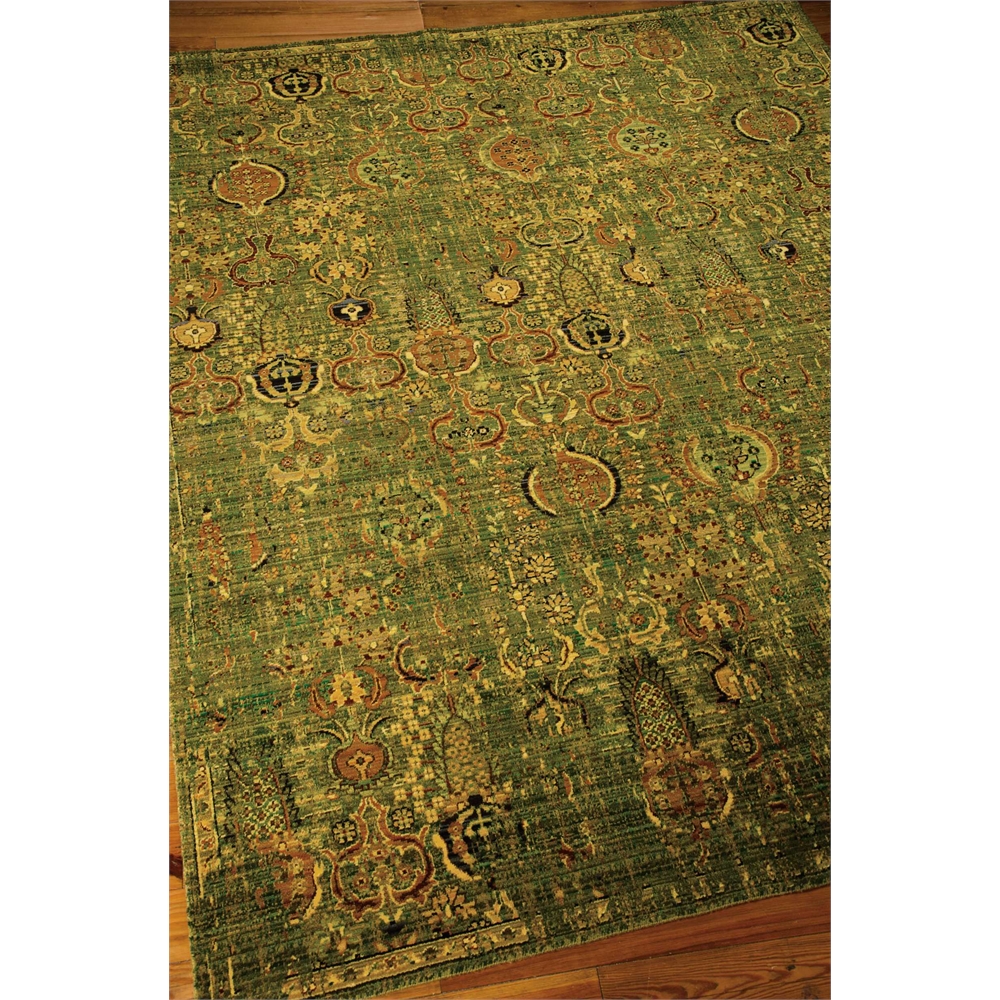 Timeless Green Gold Area Rug. Picture 4