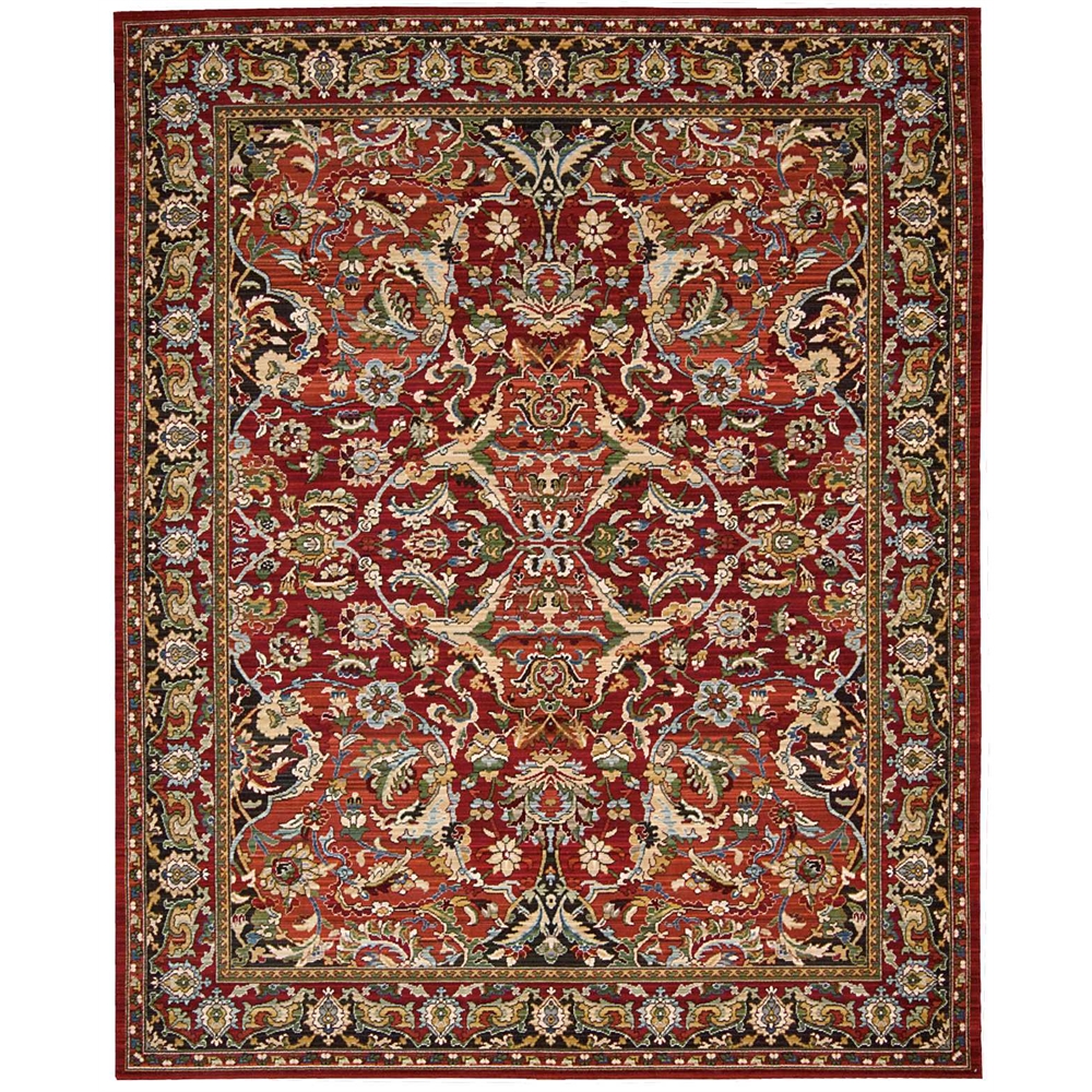 Timeless Area Rug, Red, 7'9" x 9'9". Picture 1