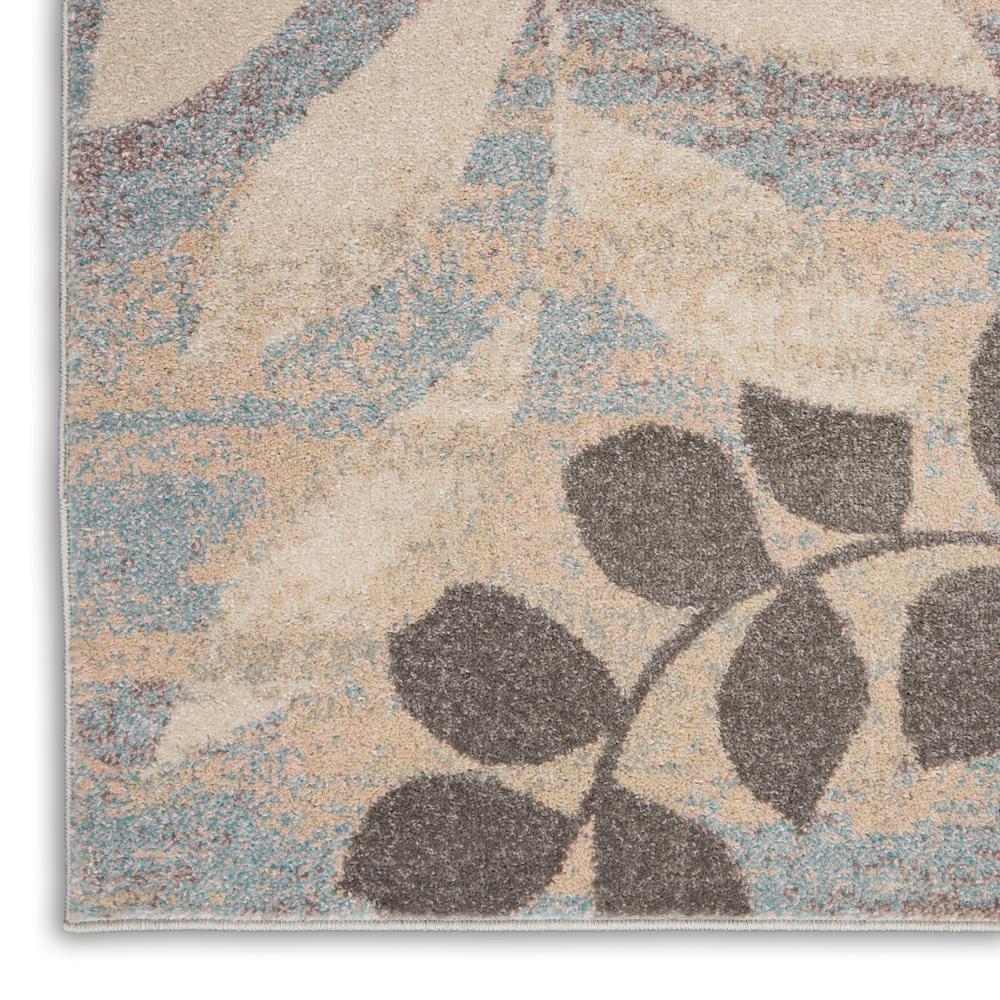 Tranquil Area Rug, Ivory/Light Blue, 6' x 9'. Picture 5