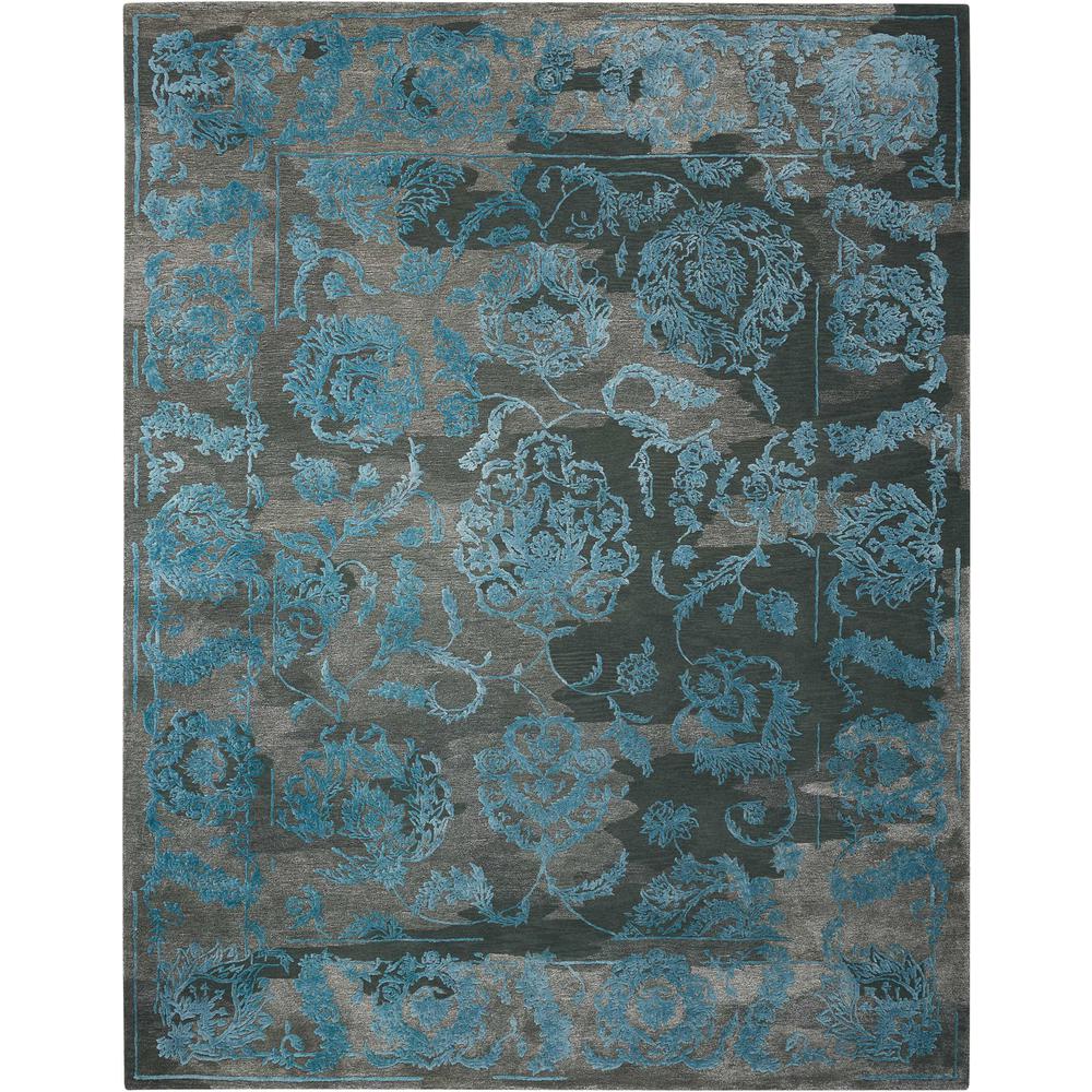 Opaline Area Rug, Charcoal/Blue, 5'6" x 7'5". Picture 1