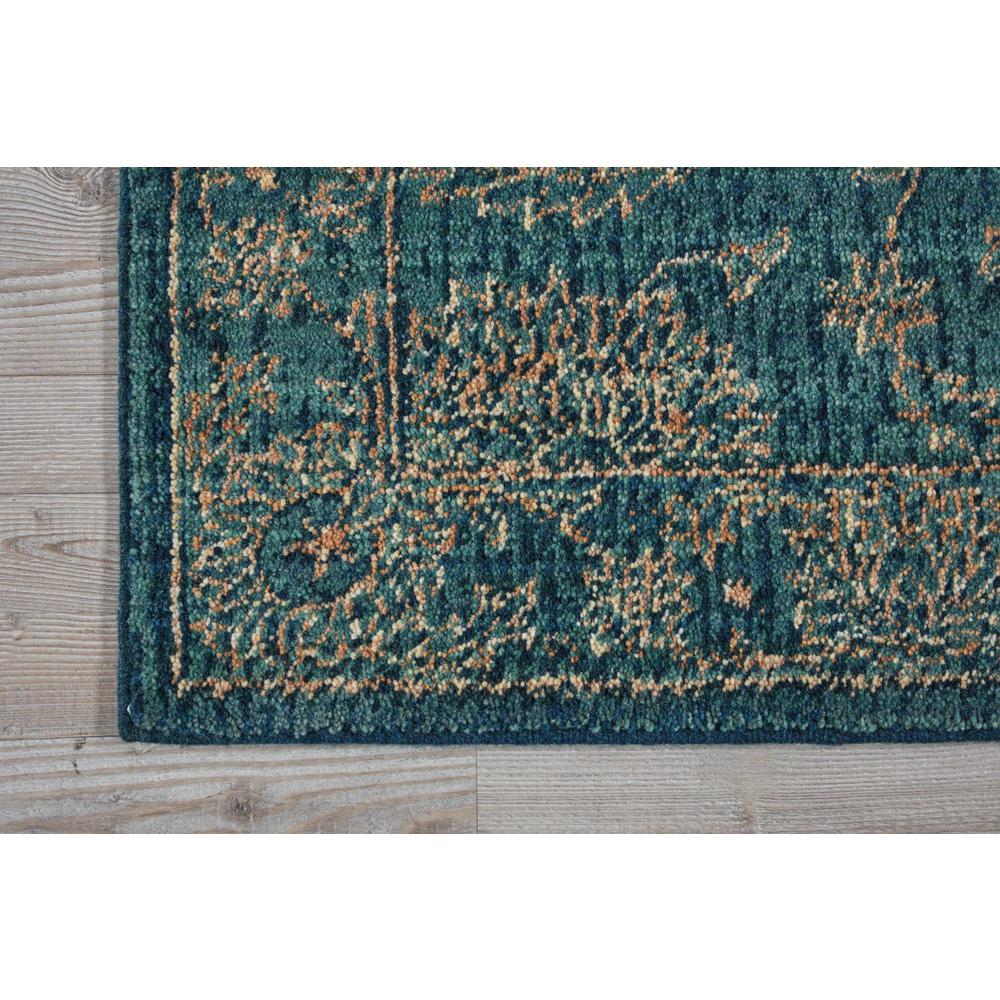 Nourison 2020 Area Rug, Teal, 2'3" x 8'. Picture 3